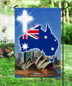 christian flag god bless australia ddh2832f 2384