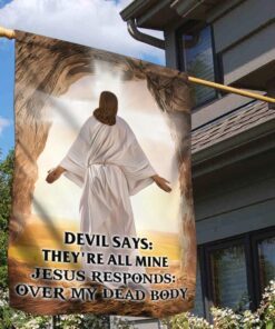 christian flag jesus responds over my dead body ddh2886f 4309