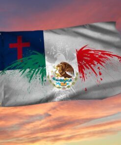 Christian Grommet Flag Mexico Eagle BNN294GF