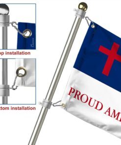 christian grommet flag proud american christian lnt327gf 2734