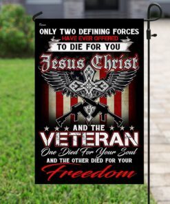 christian jesus. veteran flag 1742