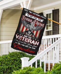 christian jesus. veteran flag 6276
