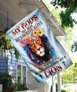 christian lion flag 4265