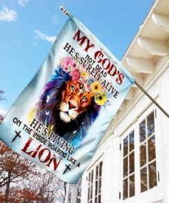 christian lion flag 5727