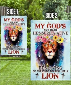 christian lion flag 8456