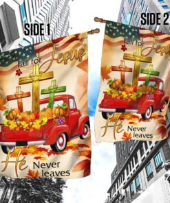 christian thanksgiving prayer flagwix™ fall for jesus he never leaves christian lover flag 8409
