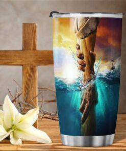 christian tumbler 20 oz god is light, in him there is no darkness at all bnn433tu 8525