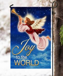 christmas angel flag joy to the world tqn558f 3418