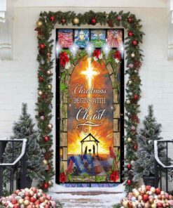 christmas begins with christ door cover 6928