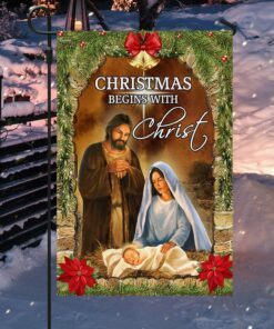 christmas begins with christ flag nativity of jesus tqn612f 5395