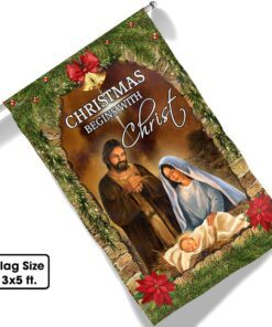 christmas begins with christ flag nativity of jesus tqn612f 5854