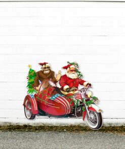 christmas bigfoot garden metal sign roar ntb287msv2 8921