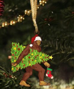 christmas bigfoot ornament mlh1960o 5546