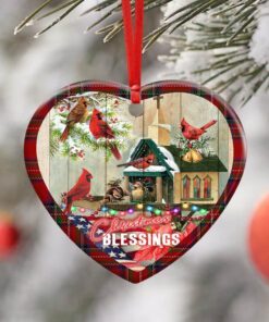christmas blessings home ceramic ornament 6500