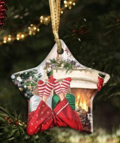 Christmas Ceramic Ornament Best Friends TTV334O
