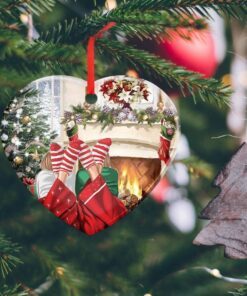 christmas ceramic ornament best friends ttv334o 8297