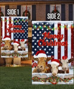 christmas cow flag mooey christmas ant283f 1781