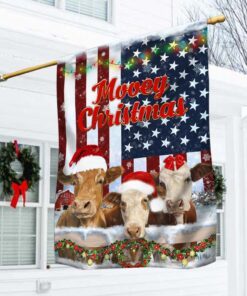 Christmas Cow Flag Mooey Christmas ANT283F