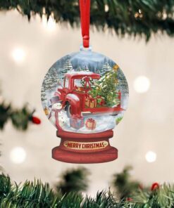 Christmas Custom - Shaped Ornament Snow Globe NNT111O