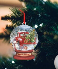christmas custom shaped ornament snow globe nnt111o 8852