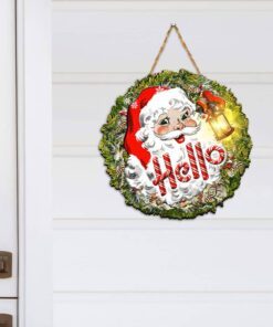 christmas custom wooden sign hello ntb290wd 2889