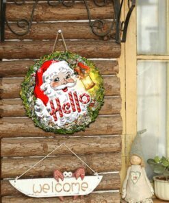 christmas custom wooden sign hello ntb290wd 3554