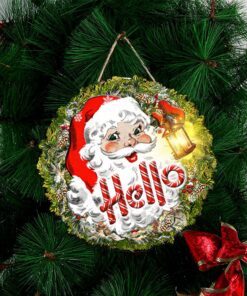 Christmas Custom Wooden Sign Hello NTB290WD