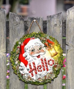 christmas custom wooden sign hello ntb290wd 4740