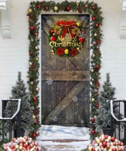 Christmas Door Cover Happy Decor NNT54D