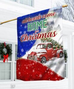 Christmas Flag All Hearts Come Home For Christmas  TTV405F