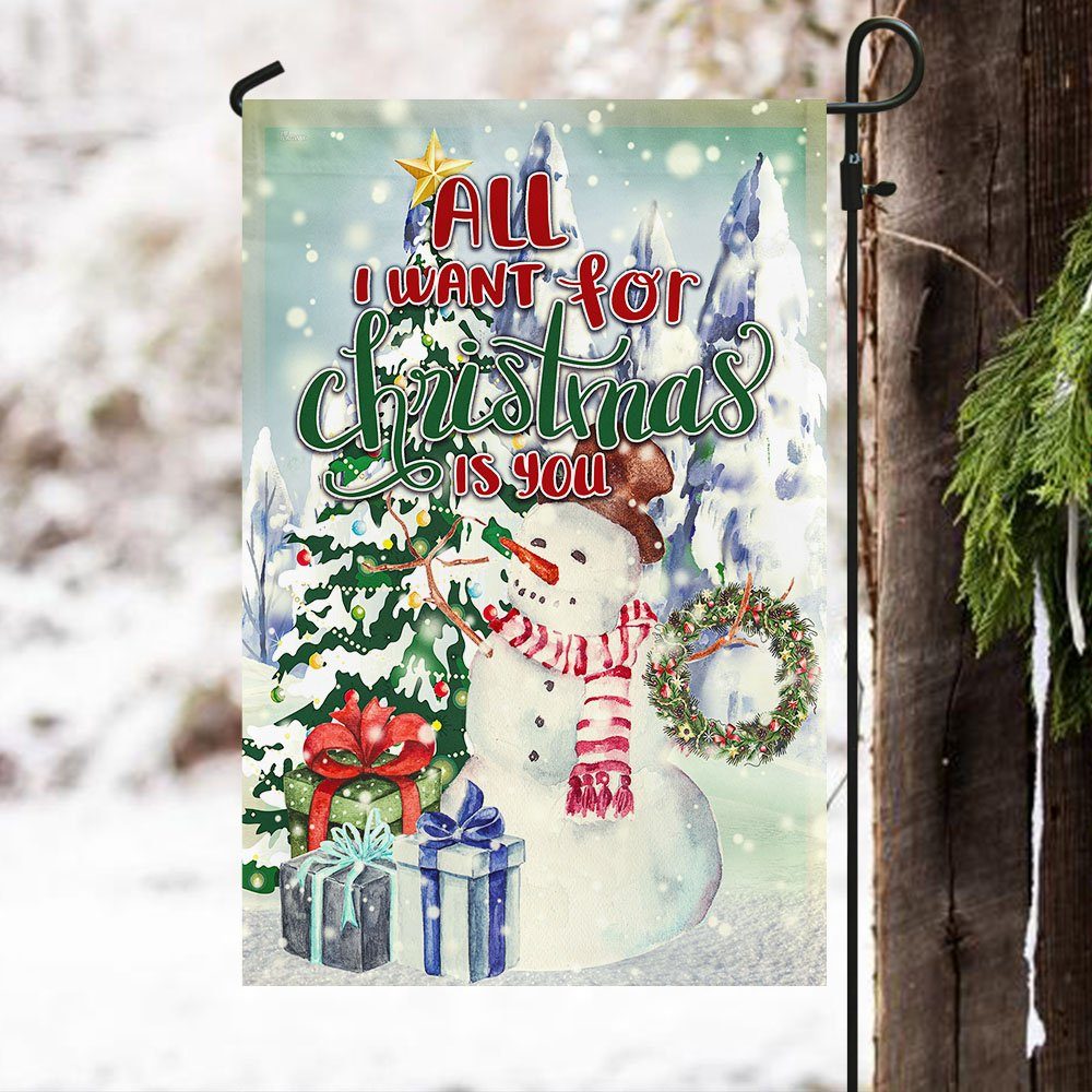 Christmas Flag All I Want For Christmas Is You TTY366F - Image 4