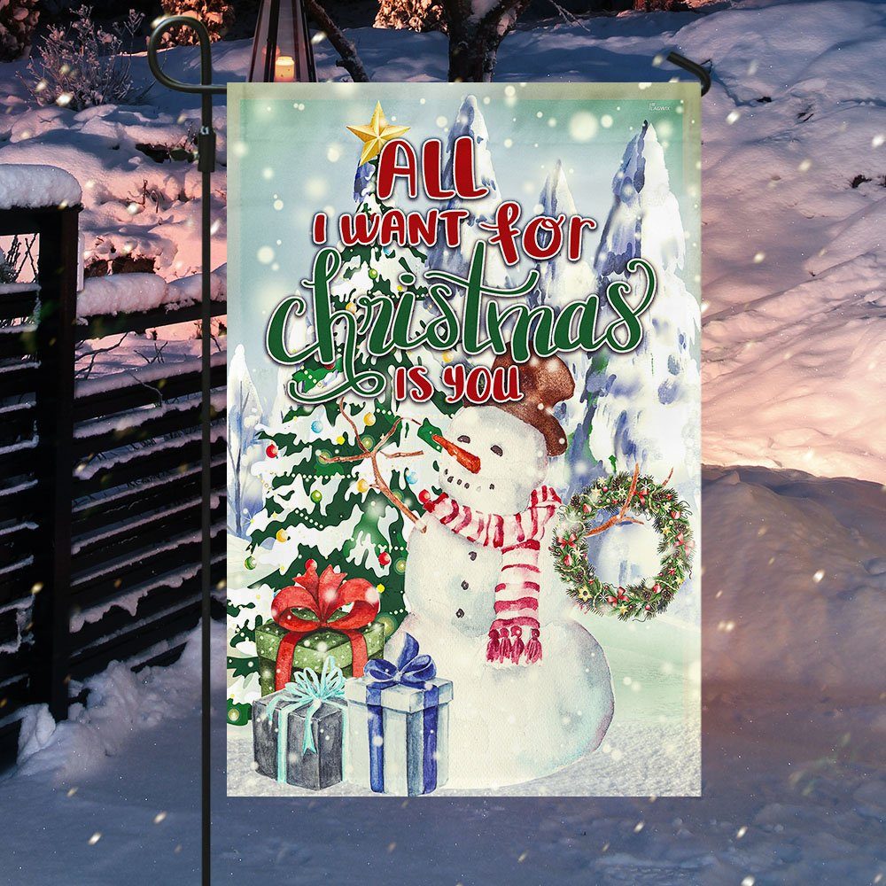 Christmas Flag All I Want For Christmas Is You TTY366F - Image 5
