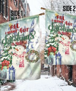 christmas flag all i want for christmas is you tty366f 4056