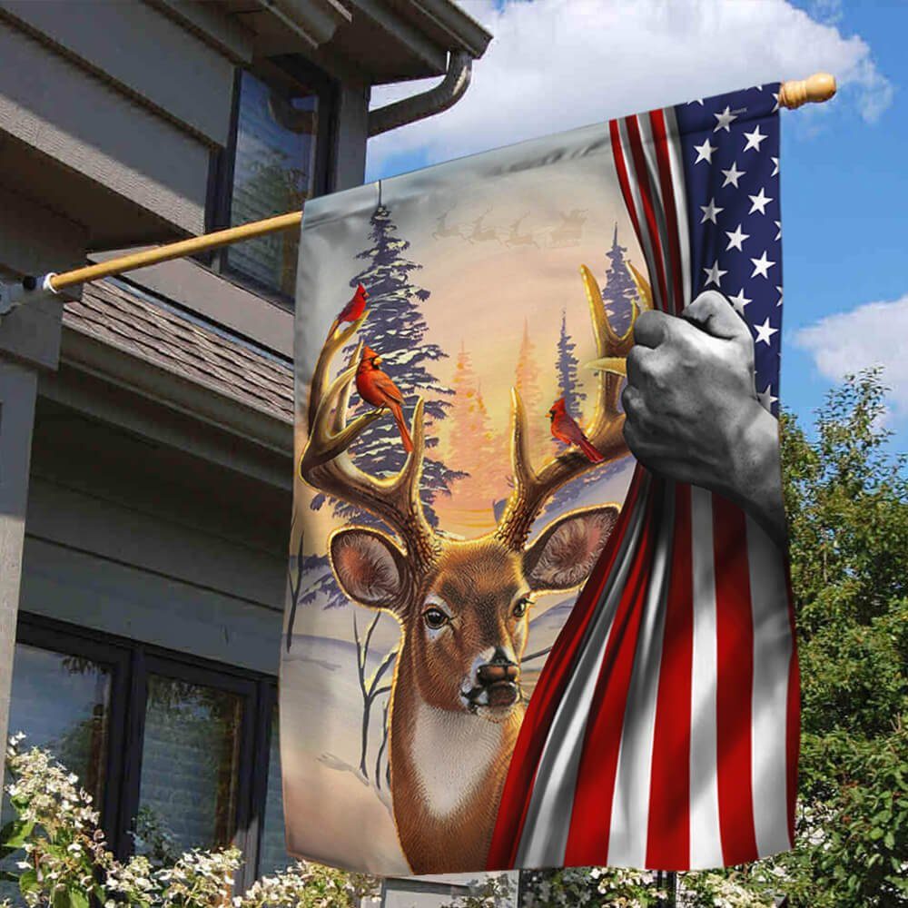 Christmas Flag Christmas Reindeer TTV338F