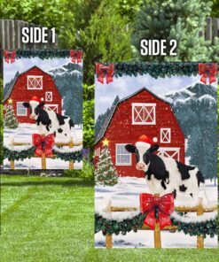christmas flag farmhouse cattle barn merry christmas flag trn1503fv1 2717