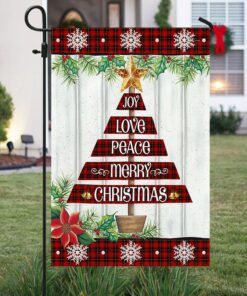 christmas flag joy love peace mery christmas lha1861f 1452