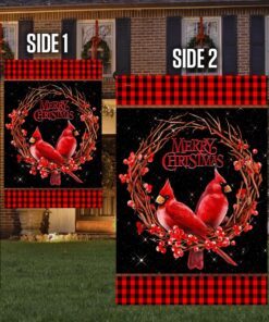 Christmas Flag Merry Christmas Cardinal Flag TRL1564F
