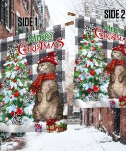 christmas flag merry christmas cat flag trn1505f 2125
