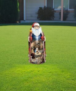 christmas garden metal sign o holy night santa nativity scene ddh2803ms 2199