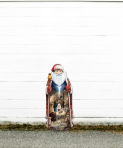 christmas garden metal sign o holy night santa nativity scene ddh2803ms 8738