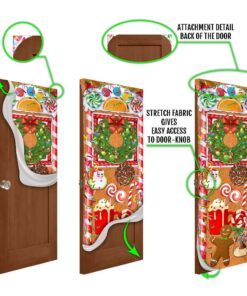 christmas ginger bread door cover nnt134d 2771