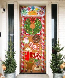 christmas ginger bread door cover nnt134d 4302