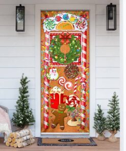 christmas ginger bread door cover nnt134d 5428