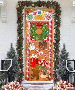 Christmas Ginger Bread Door Cover NNT134D