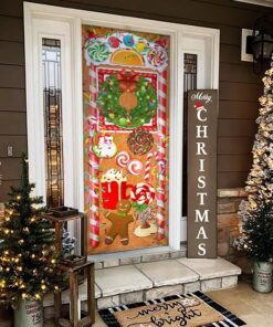christmas ginger bread door cover nnt134d 8831