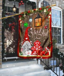 Christmas Gnomes Flag