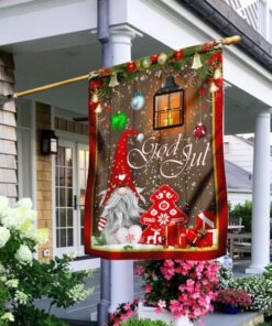 christmas gnomes flag 8644