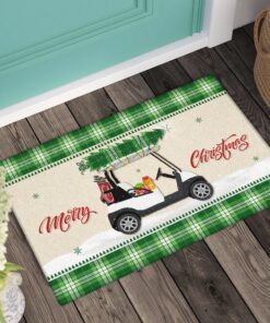 christmas golf cart doormat hohohole lnt641dm 6330
