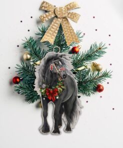 christmas horse ornament ps1110t2o 1583