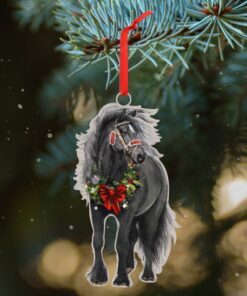 christmas horse ornament ps1110t2o 8900